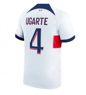 Paris Saint-Germain Manuel Ugarte #4 Replika Udebanetrøje 2023-24 Kortærmet